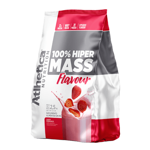 100% Hiper Mass Flavour 2,5kg Morango