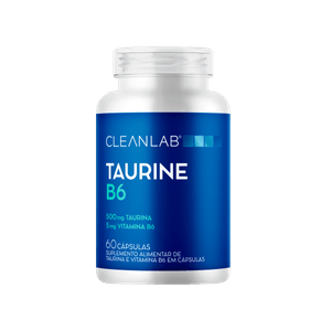 Taurine B6 CLEANLAB (TAURINE 500mg) (60 Cápsulas)