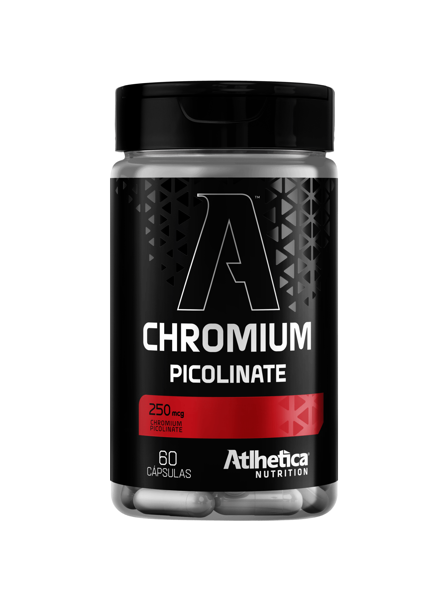 Suplemento Chromium Picolinate 250 Mcg 60 Cápsulas Atlhetica