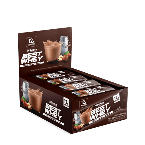 Best Whey Bar 12g Leite, Cacau & Avela